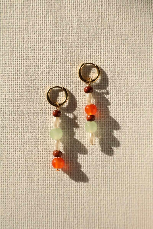 Oorbellen - Orange fruits