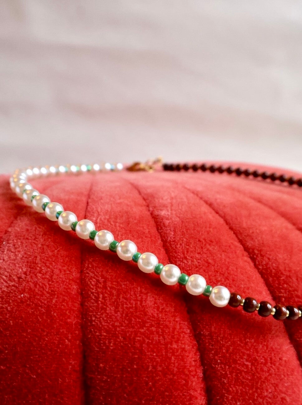 Ketting - Brown & green