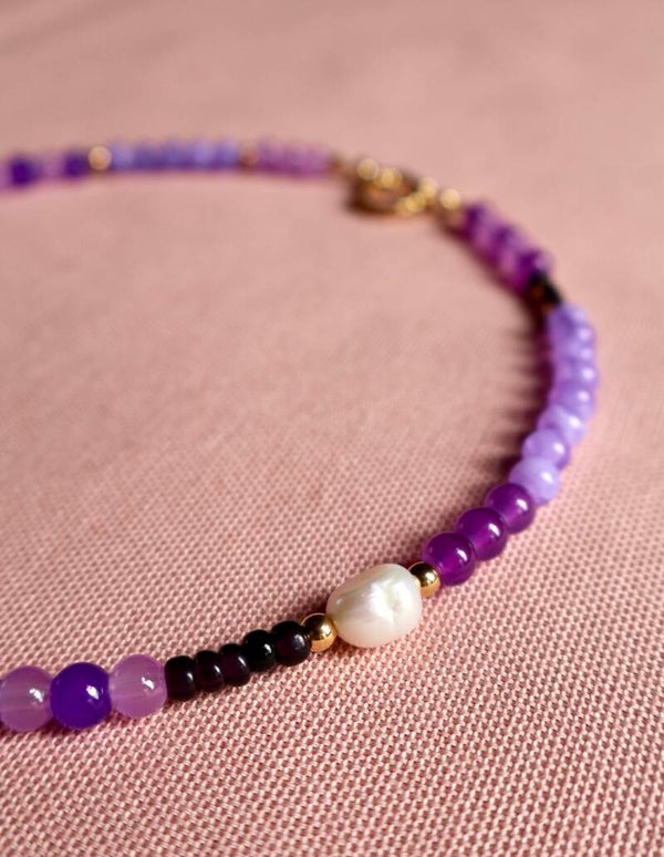 Ketting - Purple rainbow