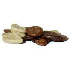Chocolade bananenchips