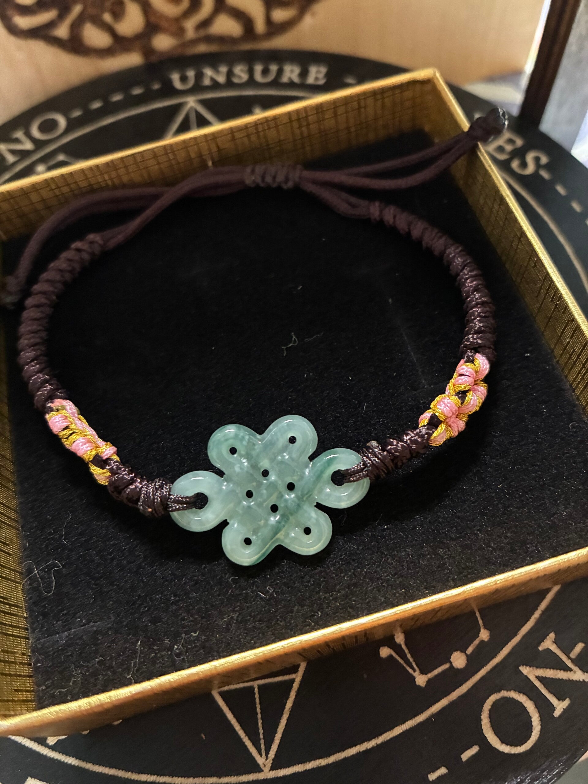 Bracelet pierre de jade véritable