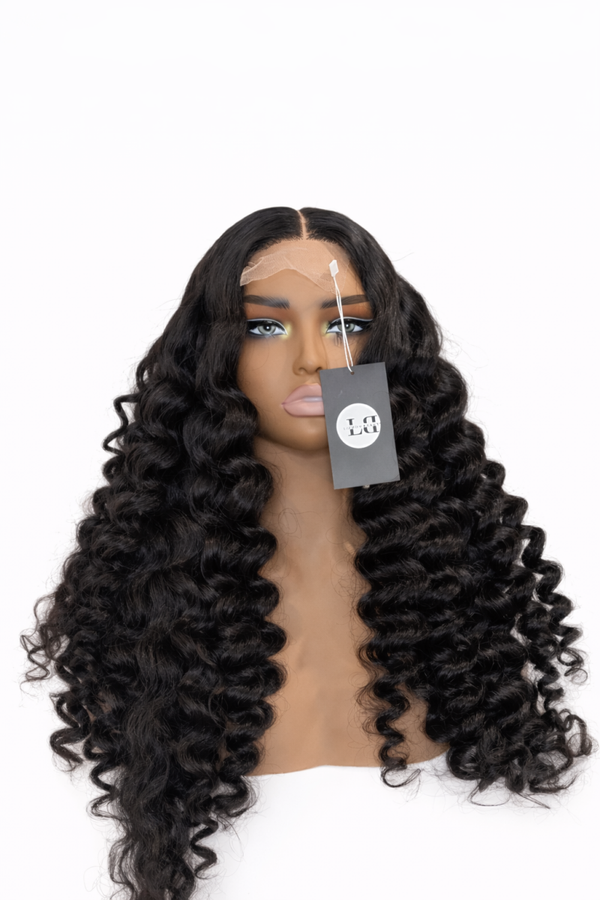 Raw 300g Natural Color Hollywood Curls Wig
