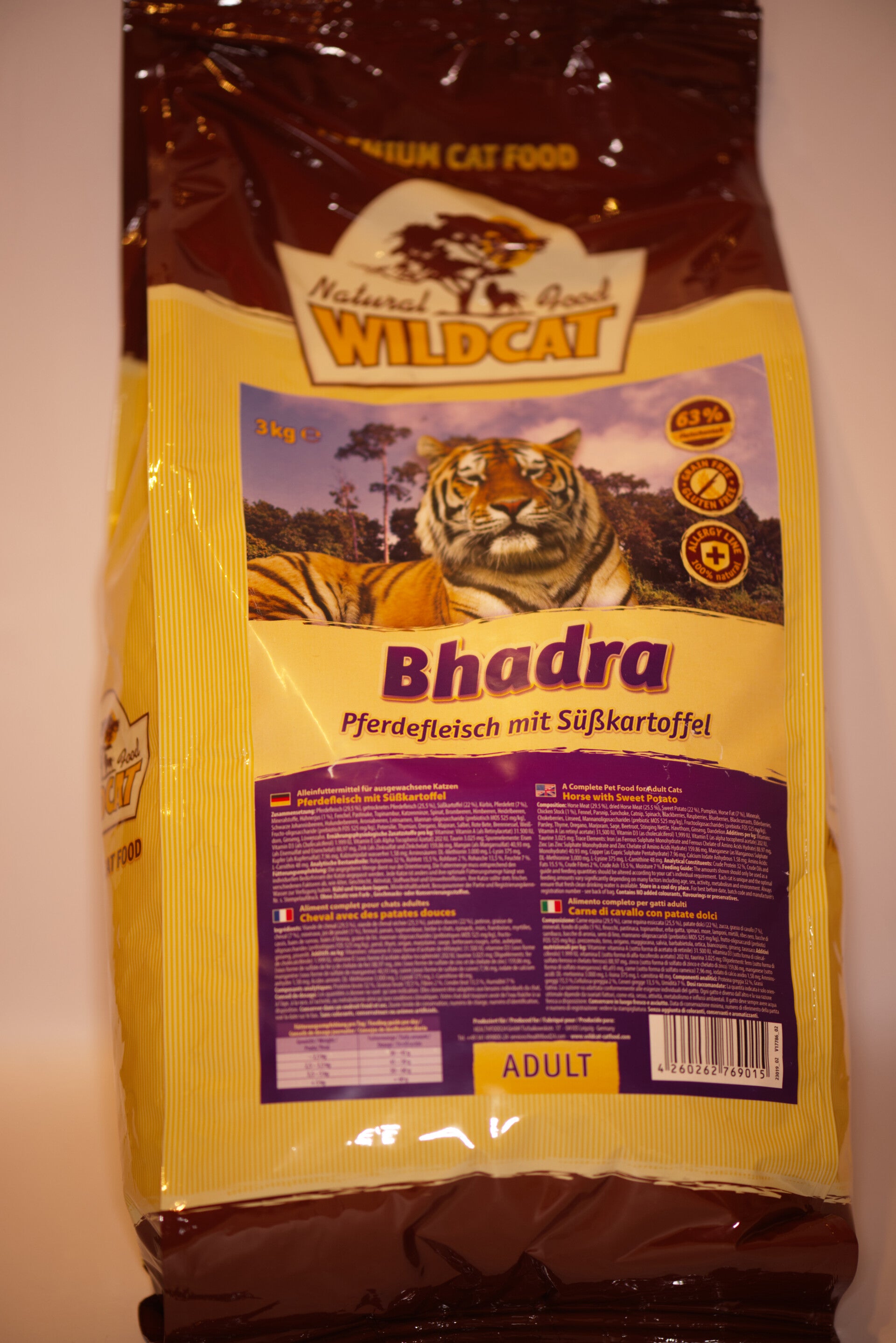 Wildcat Adult Bhadra Pferdefleisch 3 kg