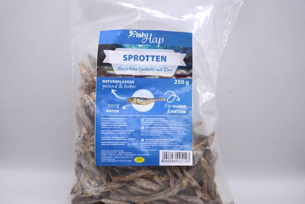 cdVet Fit-Hap FishHap Sprotten 250 g