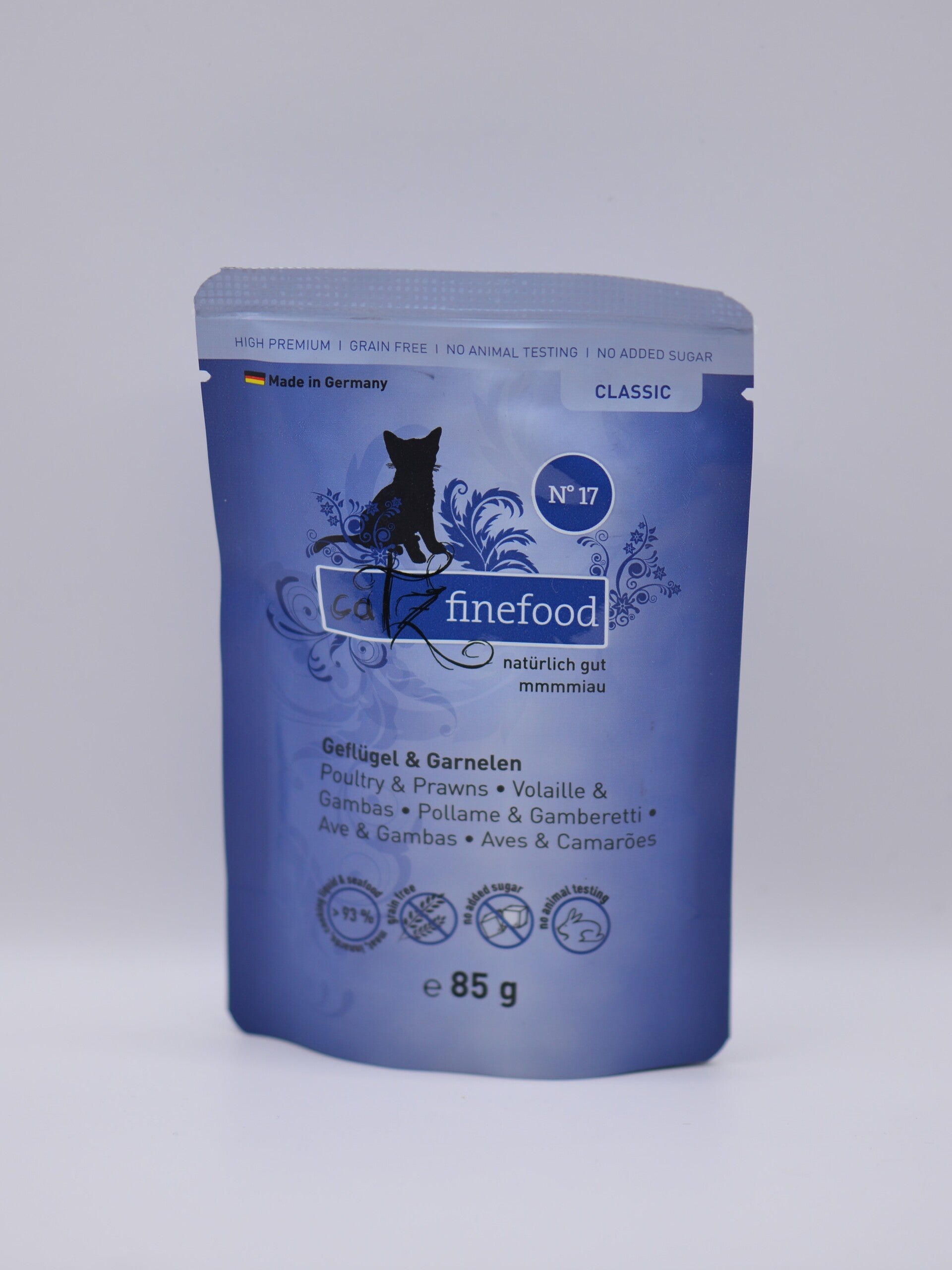 catz finefood® Classic N° 17 - Geflügel & Garnelen 85g