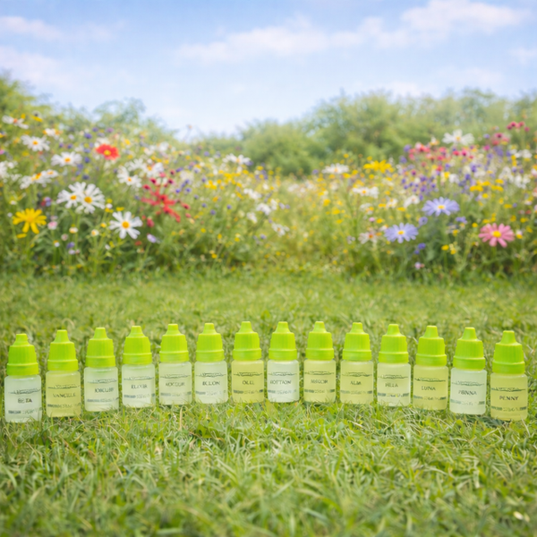 Setje met 16 proeflesjes van 5 ml