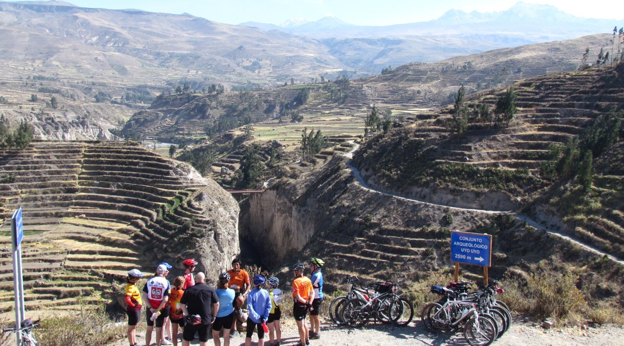 Guided cycling in the Colca Canyon
