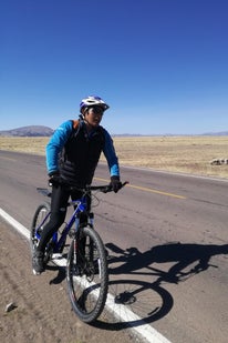 Our expert cycle guide Rudy Vargaya Conza