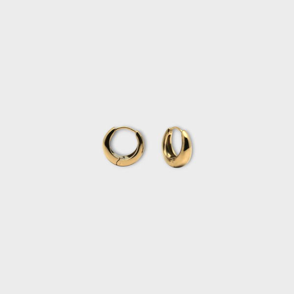 Earrings Round Gold