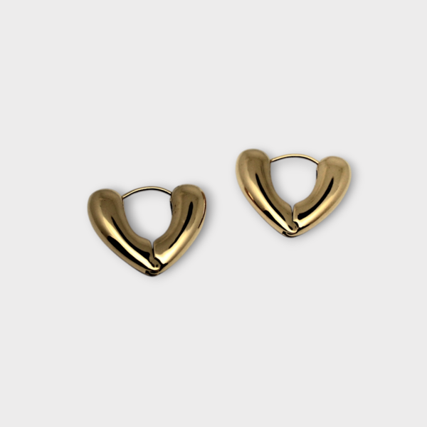 Earrings V Gold L