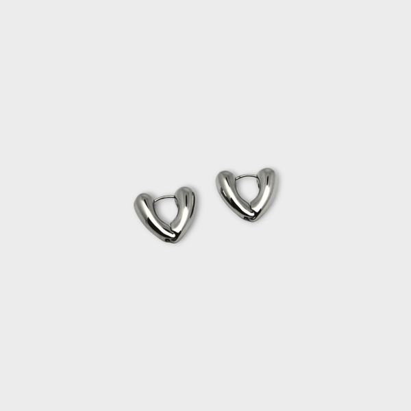 Earrings V Silver S