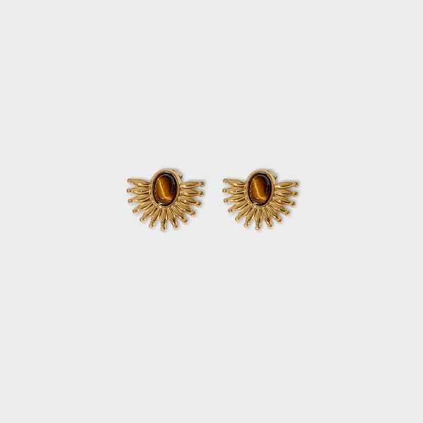 Studs Vintage Gemstone
