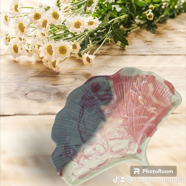 Vide-poche feuille de ginkgo- épure et poésie végétale