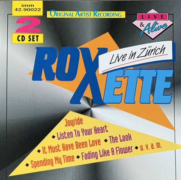 Roxette ‎– Live In Zürich (2 CD)