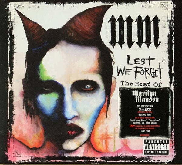 Marilyn Manson ‎– Lest We Forget - The Best Of (CD + DVD)