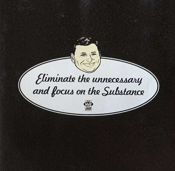 Various – Eliminate The Unnecessary And Focus On The Substance CD