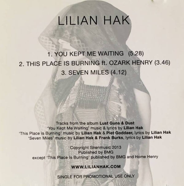 Lilian Hak ‎– You Kept Me Waiting CDS PROMO