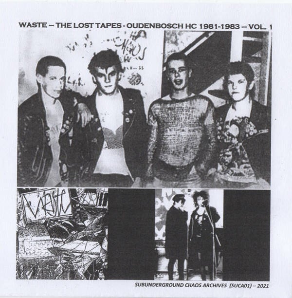 Waste ‎– The Lost Tapes - Oudenbosch HC 1981-1983 - Vol. 1 (7")