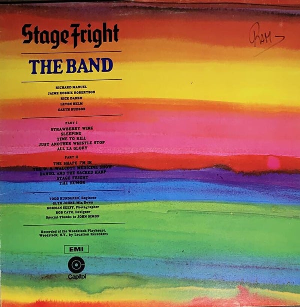The Band - Stage Fright (LP) / Robbie Robertson