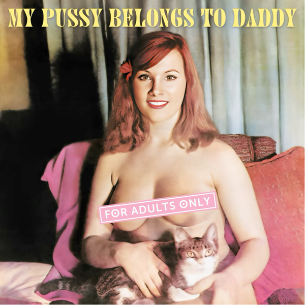Various ‎– My Pussy Belongs To Daddy (LP Pink White Swirl)