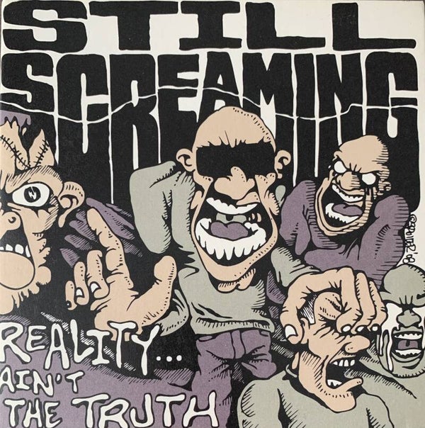 Still Screaming ‎– Reality Ain't The Truth (Green With Red Splatter 7")