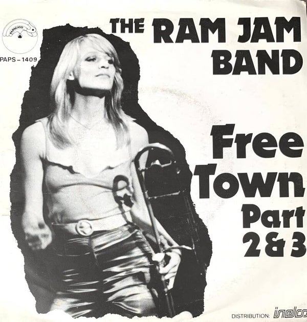 The Ram Jam Band ‎– Free Town (Part Two) (7")