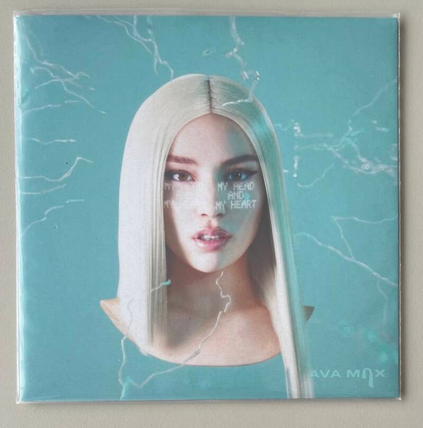 Ava Max ‎– My Head & My Heart (7" Clear w/ Blue & Orange Splatter)