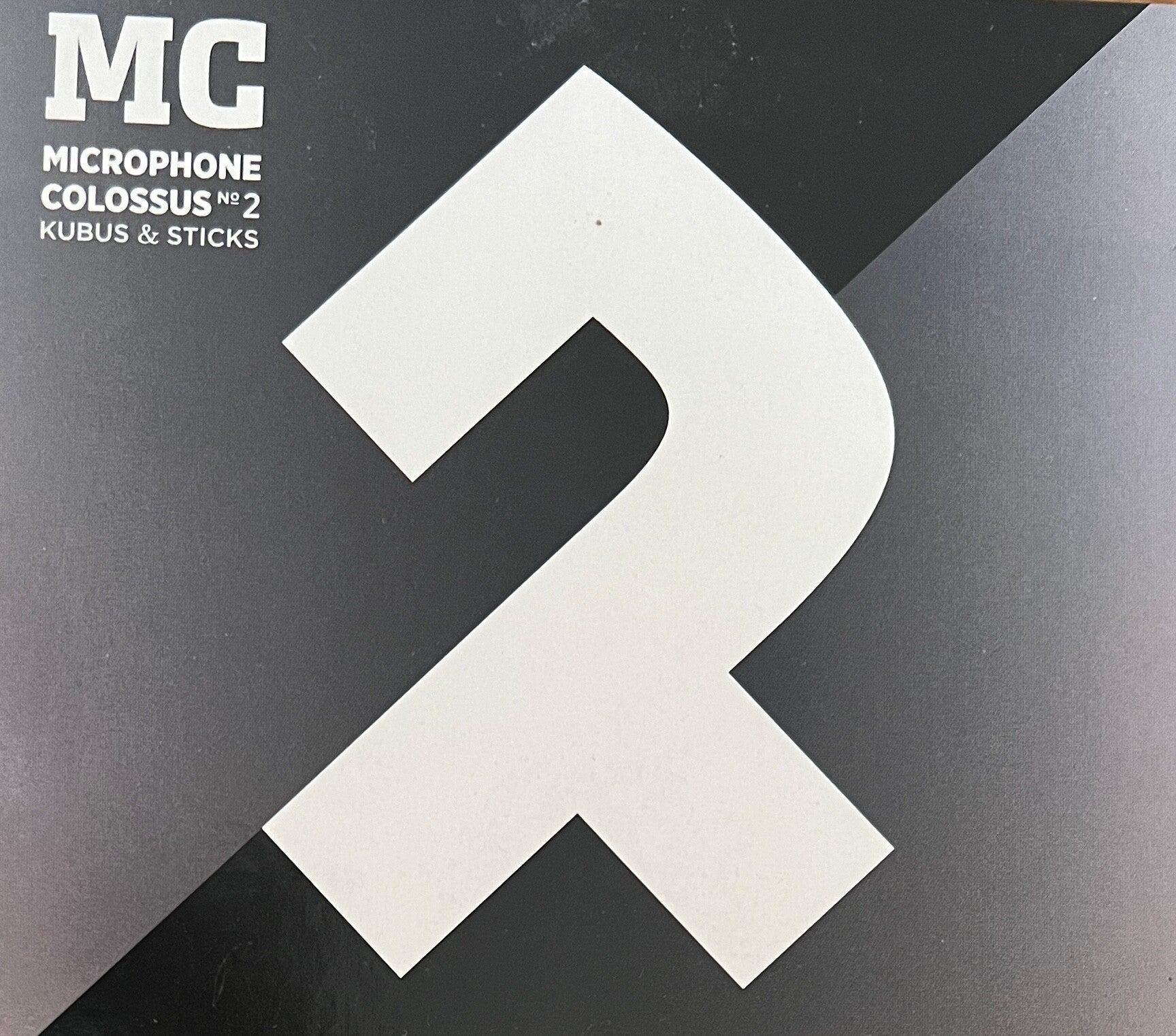 Kubus & Sticks ‎– Microphone Colossus 2 (CD Signed)