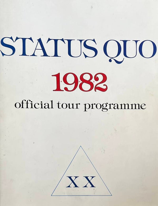 Status Quo - Official Tour Programme 1982