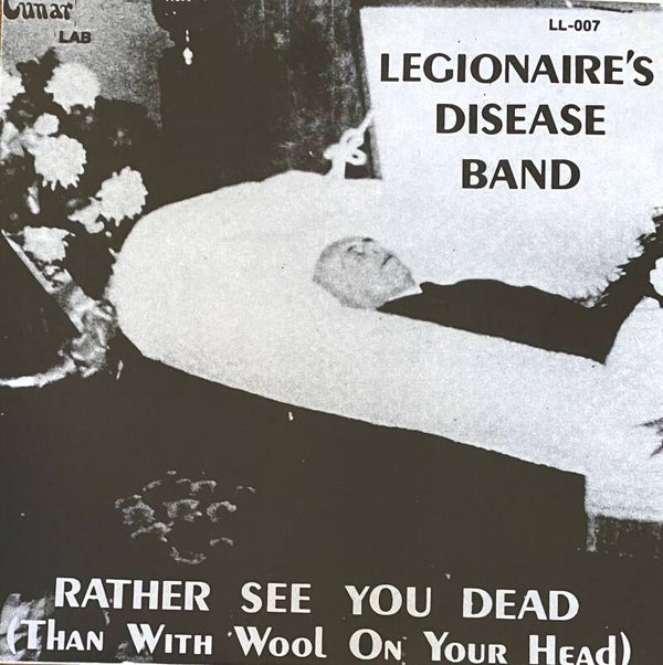 Legionaires Disease ‎– Rather See You Dead (Than With Wool On Your Head) (7" Red Vinyl) / Anomie