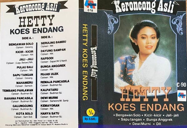 Hetty Koes Endang ‎– Keroncong Asli (Cassette)