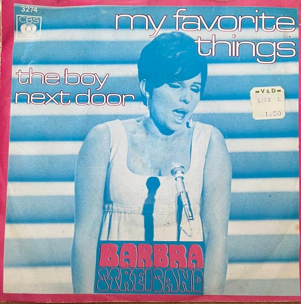 Barbra Streisand ‎– My Favorite Things (7")