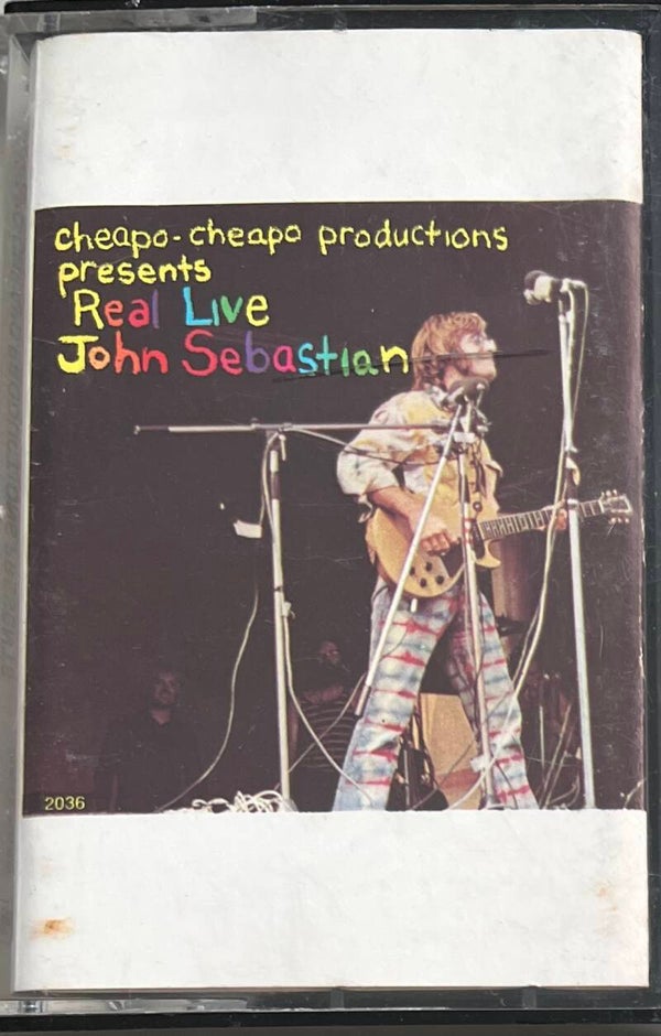 John Sebastian – Cheapo-Cheapo Productions Presents Real Live (cassette)