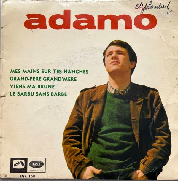 Adamo ‎– Mes Mains Sur Tes Hanches (7" EP)