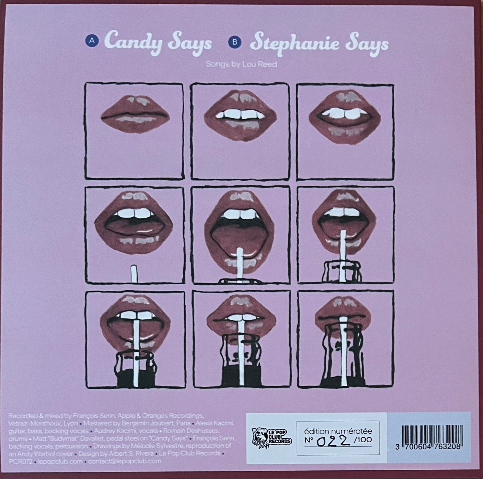 Alexis Kacimi ‎– Says (7" White Vinyl)