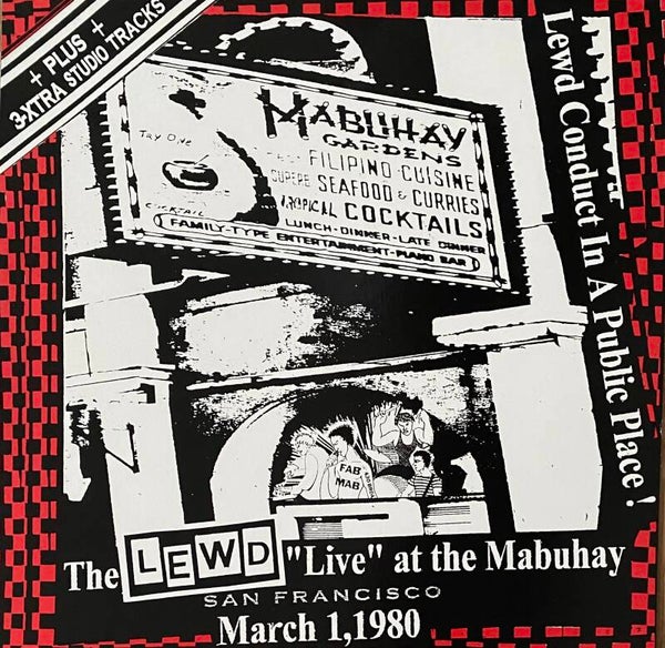 The Lewd ‎– Lewd Conduct In A Public Place ! (LP)