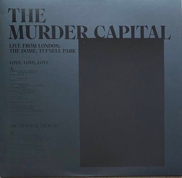 The Murder Capital ‎– Live From London: The Dome. Tufnell Park (12")