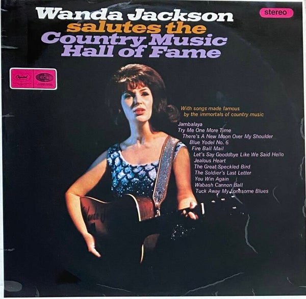 Wanda Jackson ‎– Wanda Jackson Salutes The Country Music Hall Of Fame (LP)