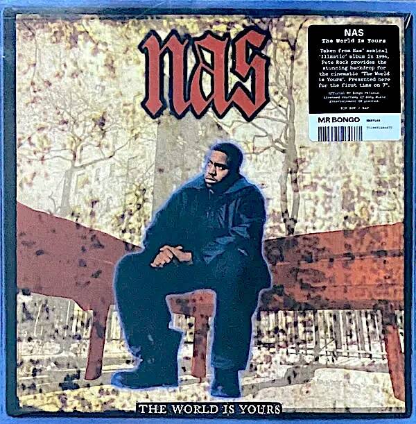 Nas ‎– The World Is Yours 7" (Black Vinyl)