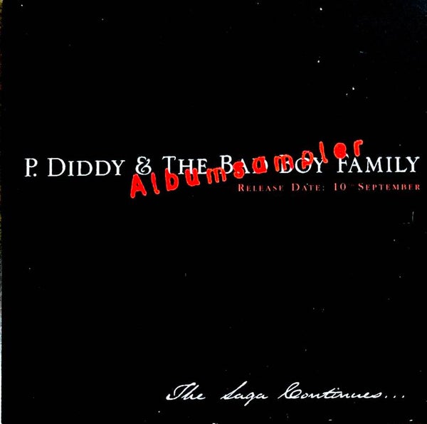 P. Diddy & The Bad Boy Family ‎– The Saga Continues… CDS PROMO