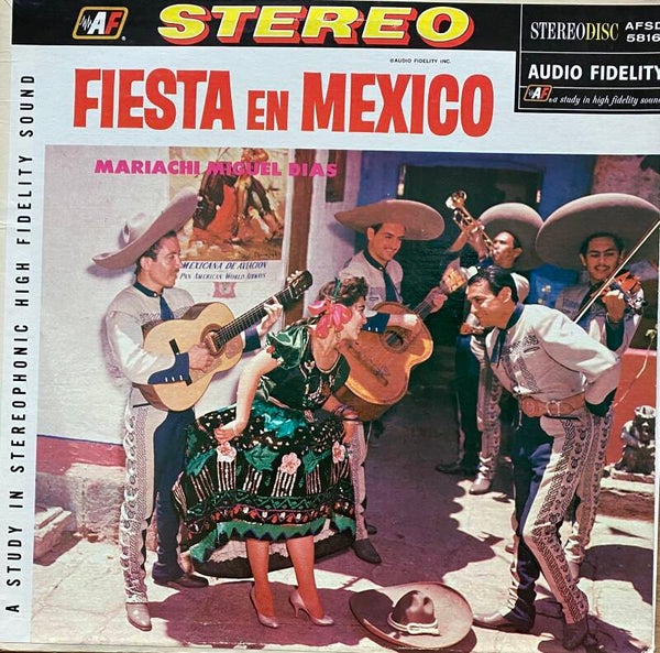 Mariachi Miguel Diaz ‎– Fiesta En Mexico (LP)