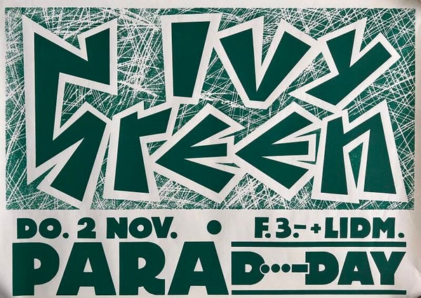 Ivy Green - Paradiso, Amsterdam, 2 november 1978 Poster