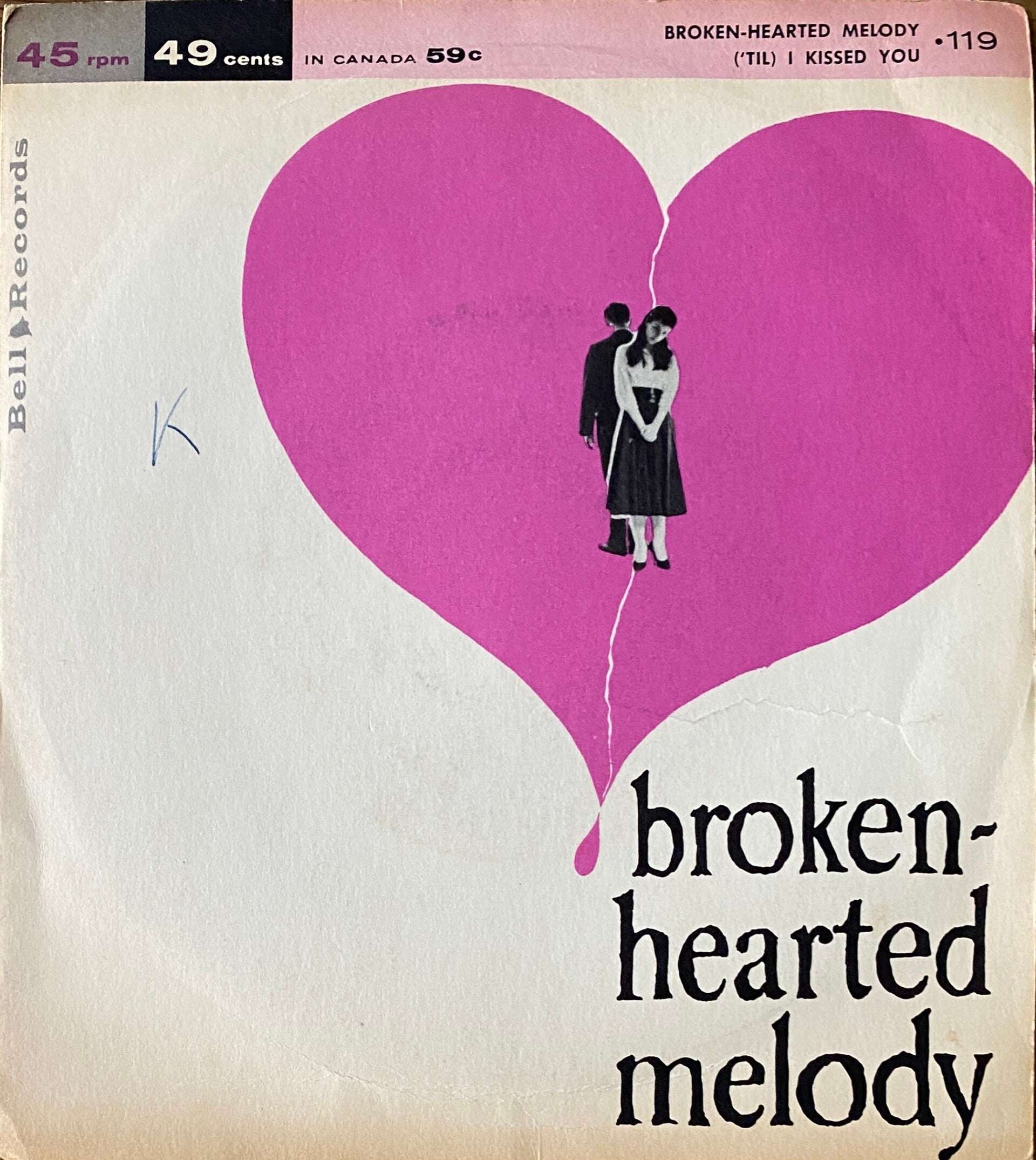 Cathy Lane / The Muses ‎– Broken-Hearted Melody (7")