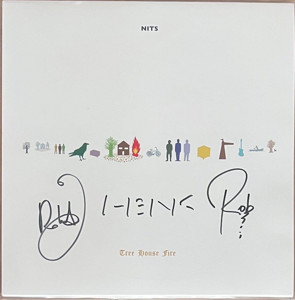 The Nits ‎– Tree House Fire (10", Signed)