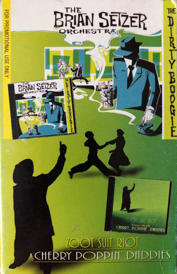Cherry Poppin' Daddies / Brian Setzer Orchestra ‎– Zoot Suit Riot (Cassette PROMO)