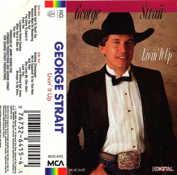 George Strait – Livin' It Up (cassette)