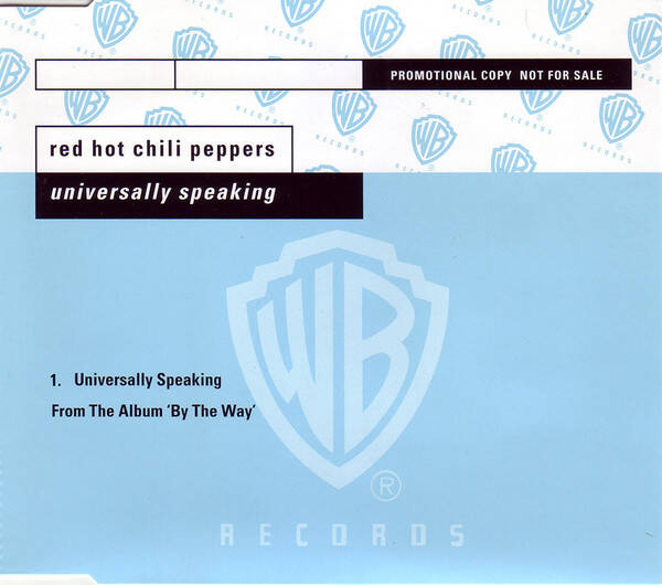 Red Hot Chili Peppers ‎– Universally Speaking CDS PROMO
