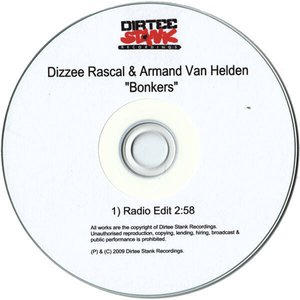 Dizzee Rascal & Armand Van Helden ‎– Bonkers CDS PROMO