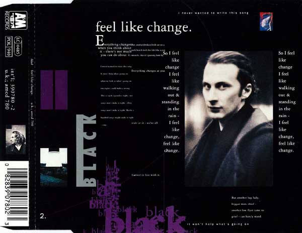 Black – Feel Like Change CDS