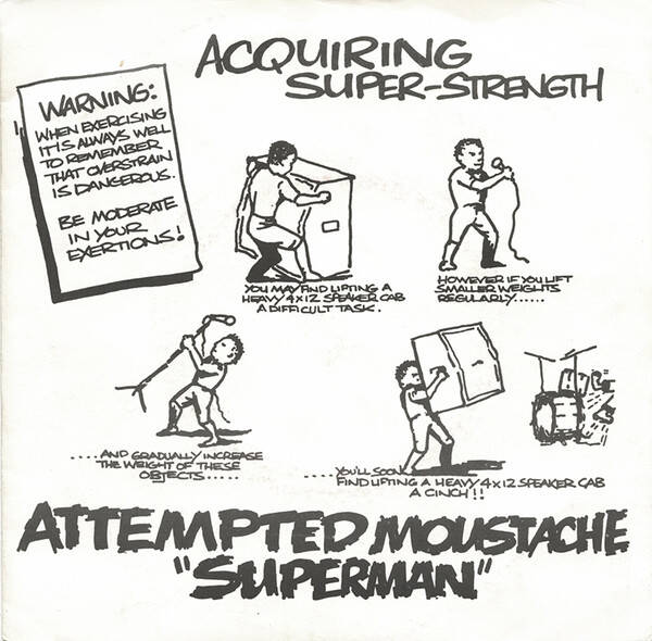 Attempted Moustache ‎– Superman (7")